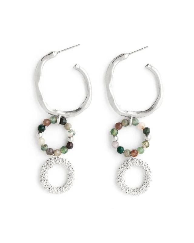 Ladies earrings budget picks-Emery Silver Earrings