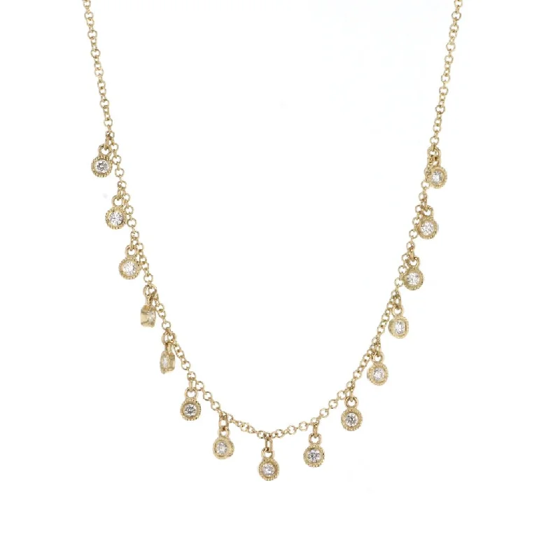 Ladies necklaces floral designs-18" 0.25 ctw Diamond Necklace | 10266439