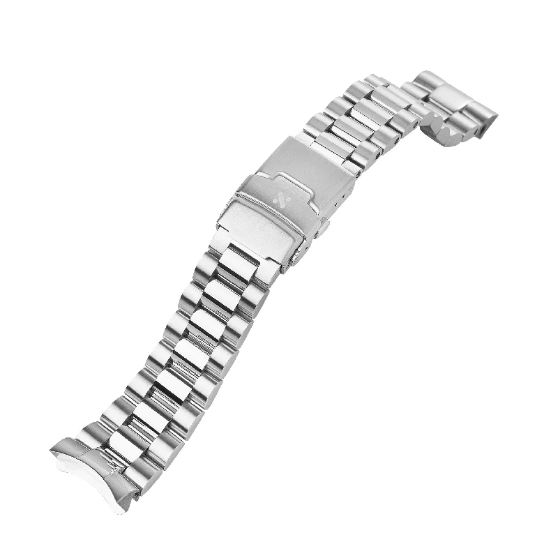 Ladies bracelets creative pieces-SKX/SRPD Watch Bracelet: President Brushed/Polished Finish