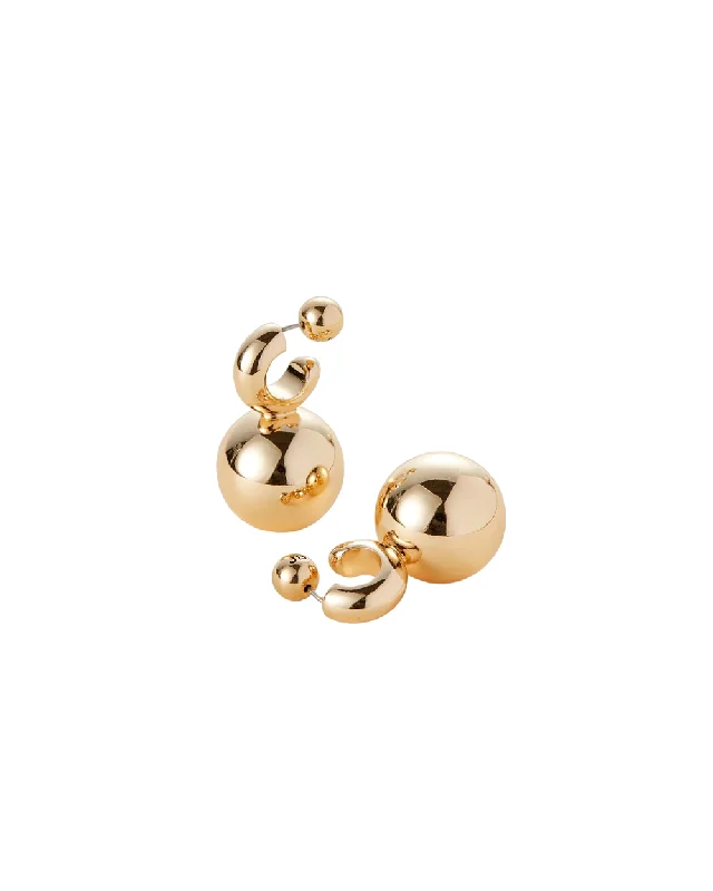 Ladies earrings latest styles-Lyra Earrings - Gold