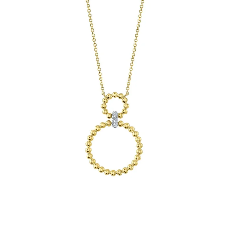 Ladies necklaces gold designs-18" 0.04 ctw Diamond Stationary Pendant Necklace | 10267282