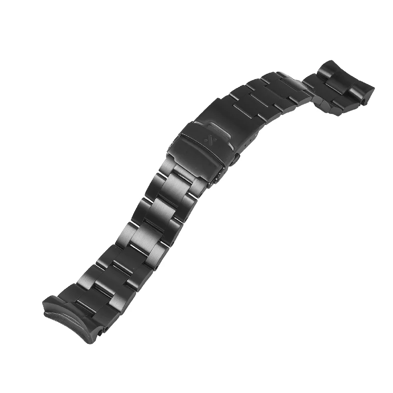 Ladies bracelets fashion trends-SKX/SRPD Watch Bracelet: Oyster Black Brushed Finish