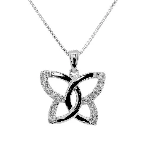 Ladies necklaces standout pieces-Feminine Butterfly Necklace