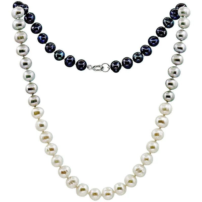 Ladies necklaces party wear-Ombre Pearl Necklace