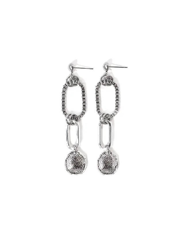 Ladies earrings gift choices-Venise Silver Earrings