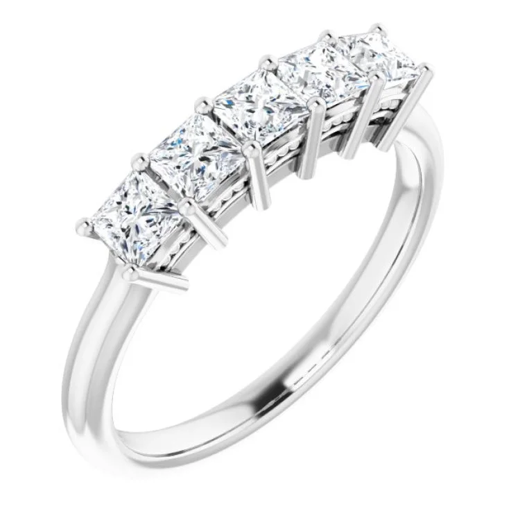 Ladies rings customer reviews-Platinum 3/4 CTW Natural Diamond Anniversary Band