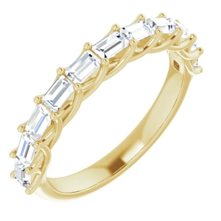 Ladies rings worldwide appeal-14K Yellow 3/4 CTW Natural Diamond Anniversary Band