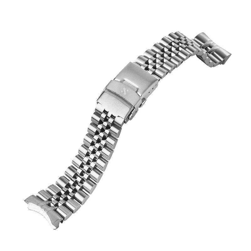 Ladies bracelets sister sets-NMK946/951 Watch Bracelet: Jubilee Steel