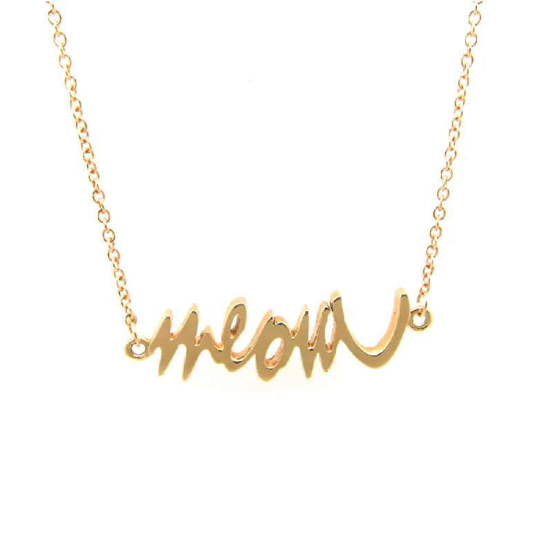 Ladies necklaces price range-Meow Necklace