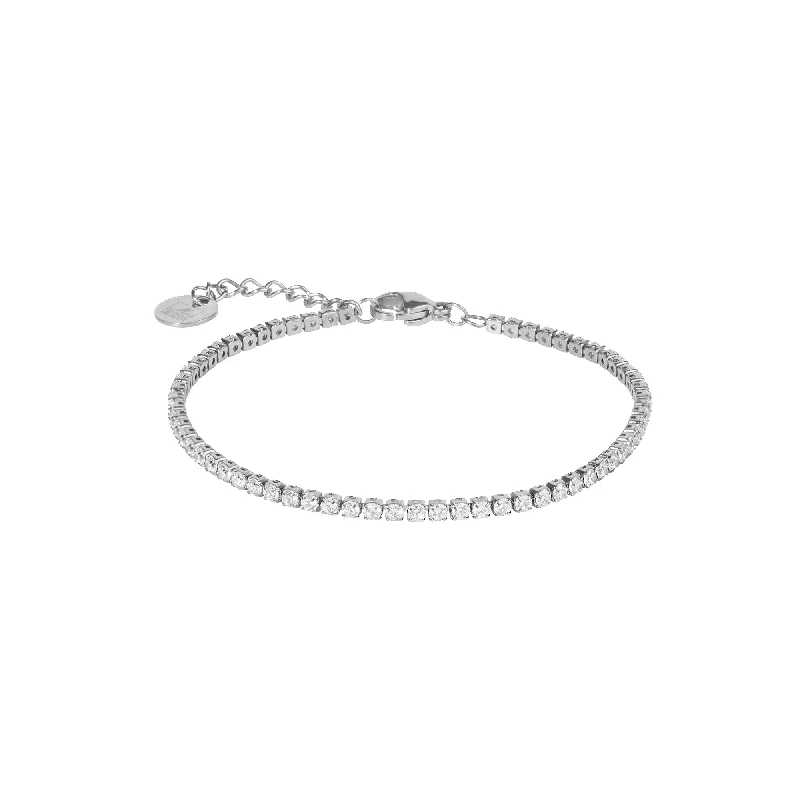 Ladies bracelets memory keepsakes-Mini Tennis Bracelet