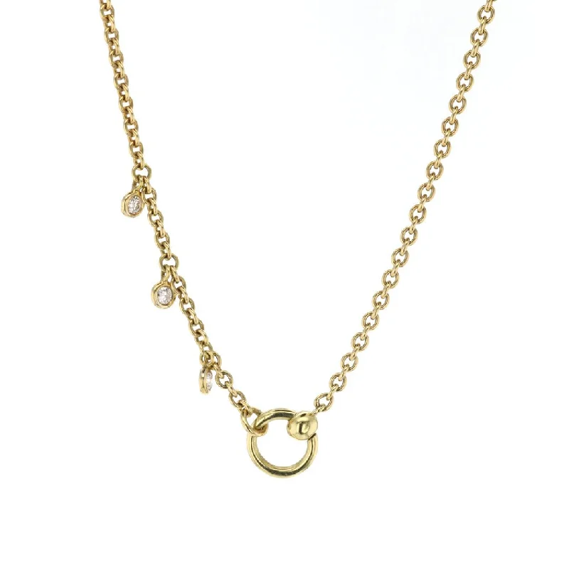 Ladies necklaces modern appeal-0.18 ctw Diamond Necklace