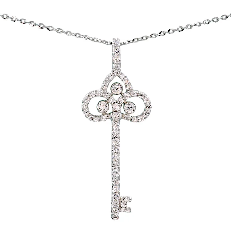 Ladies necklaces luxury brands-Key To My Heart Necklace