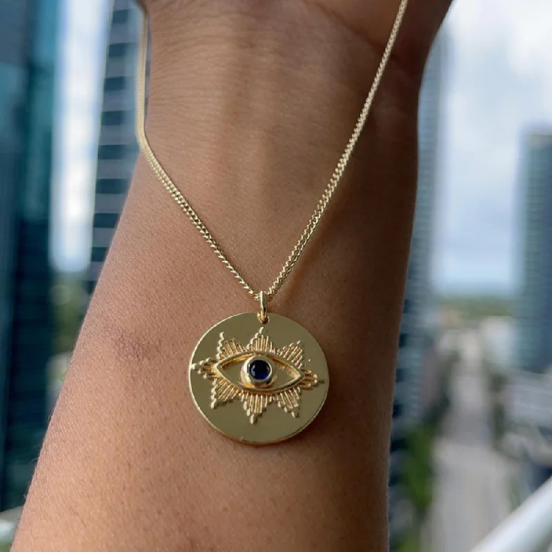 Ladies necklaces customer reviews-Ariz Evil Eye Necklace