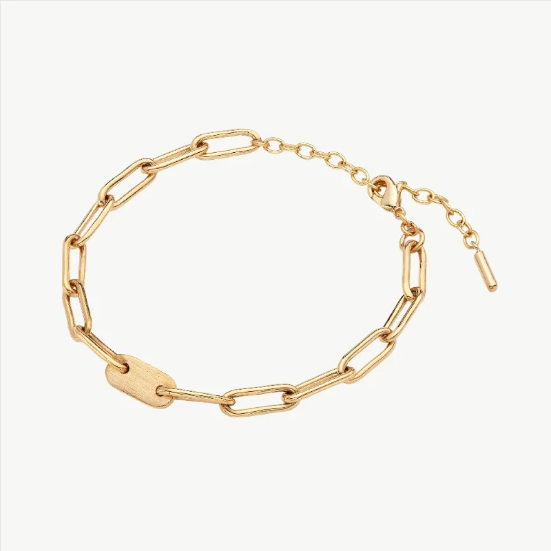 Ladies bracelets everyday wear-Delicate Ellipse Bracelet