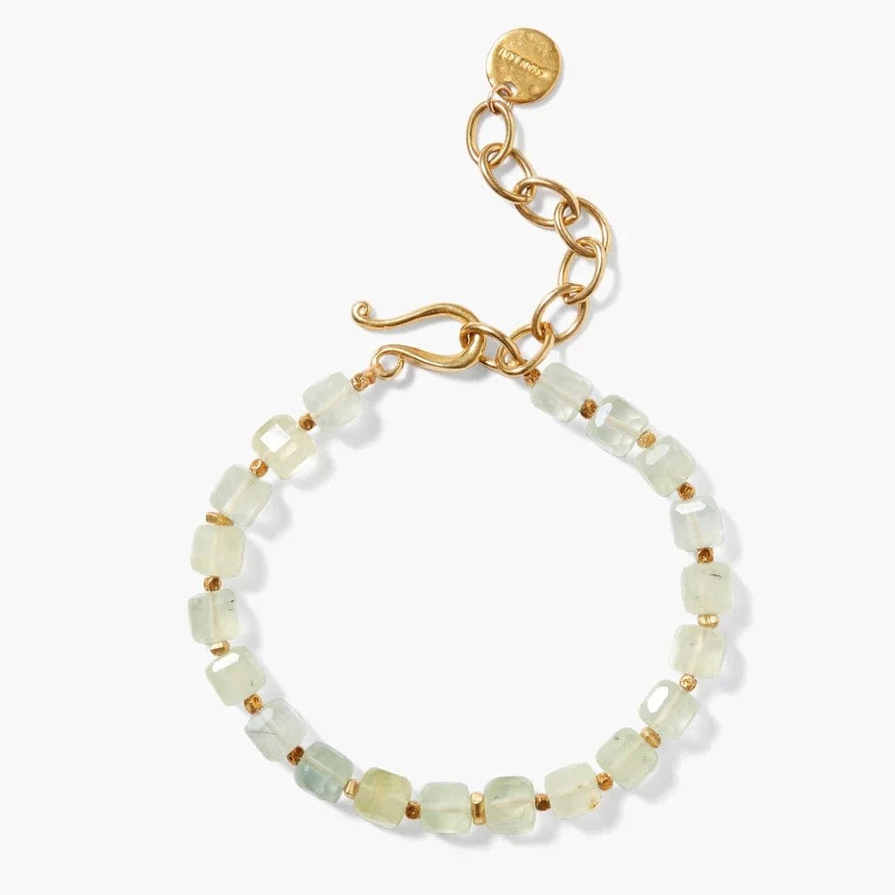 Ladies bracelets social media trends-Joya Bracelet Prehnite