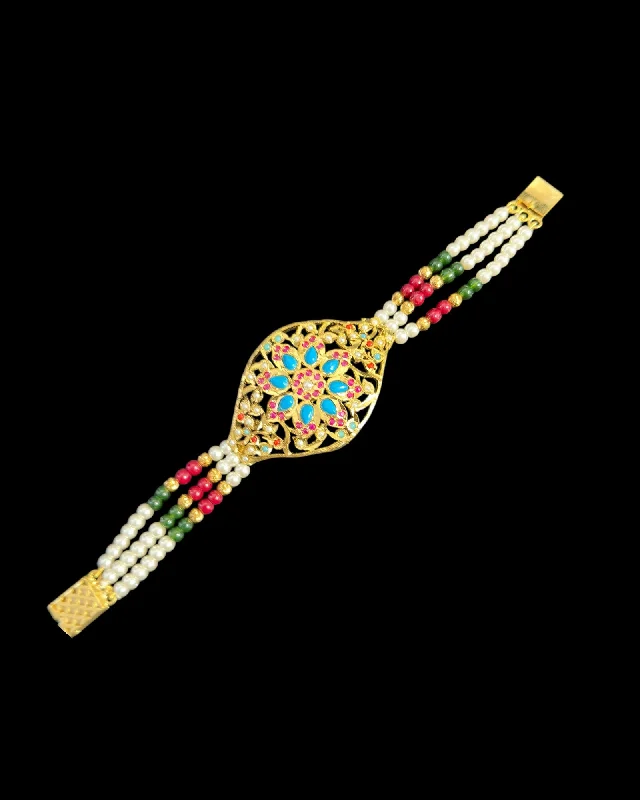 Ladies bracelets global brands-Jadau bracelet - multicolor   ( READY TO SHIP )