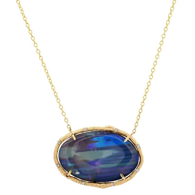 Ladies necklaces discount deals-Storm Opal Necklace