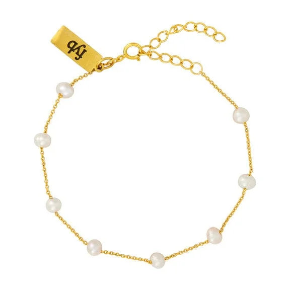 Ladies bracelets heart shapes-Eloise Gold Bracelet