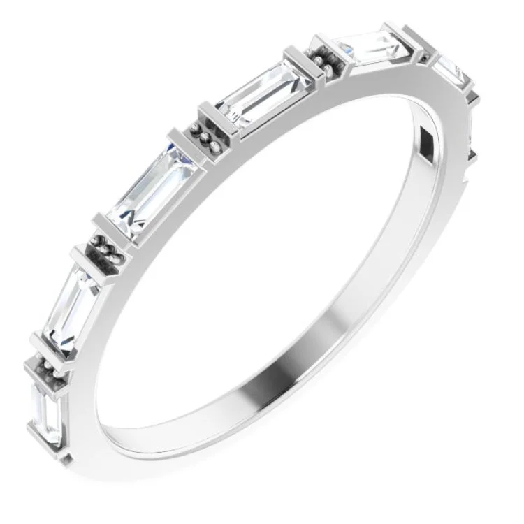 Ladies rings price range-14K White 3/8 CTW Natural Diamond Anniversary Band