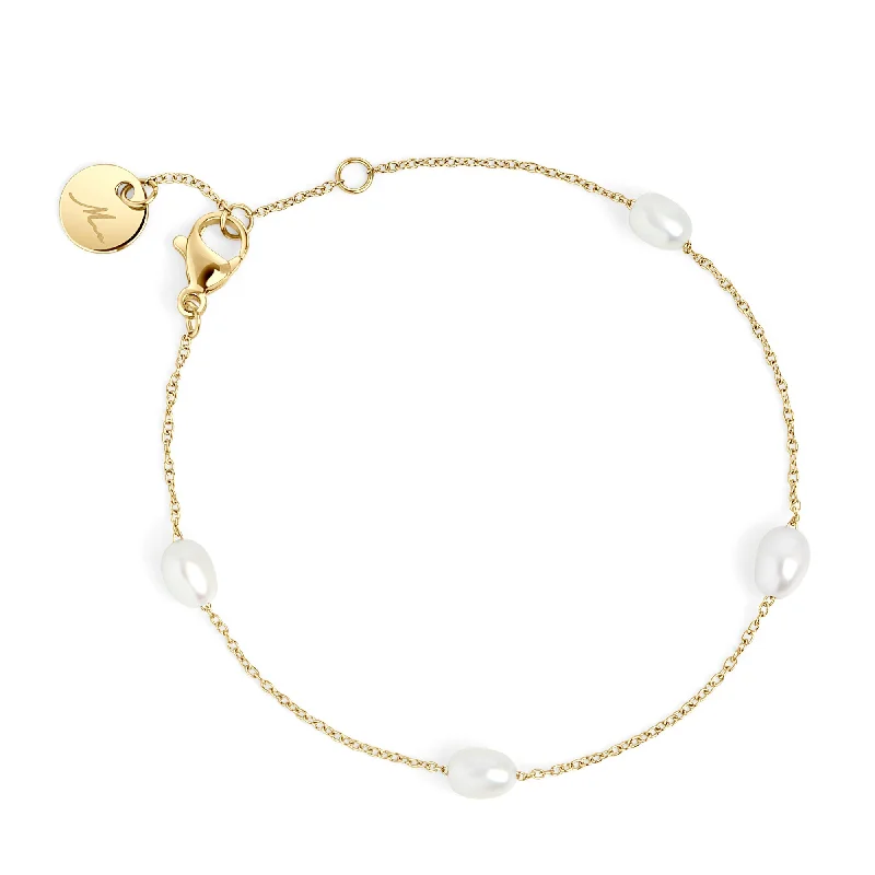 Ladies bracelets everyday wear-Opal Pearl Bracelet