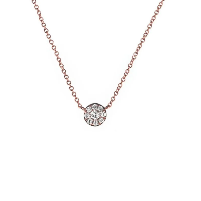 Ladies necklaces party wear-18" 0.13 ctw Diamond Stationary Pendant Necklace | 10270613