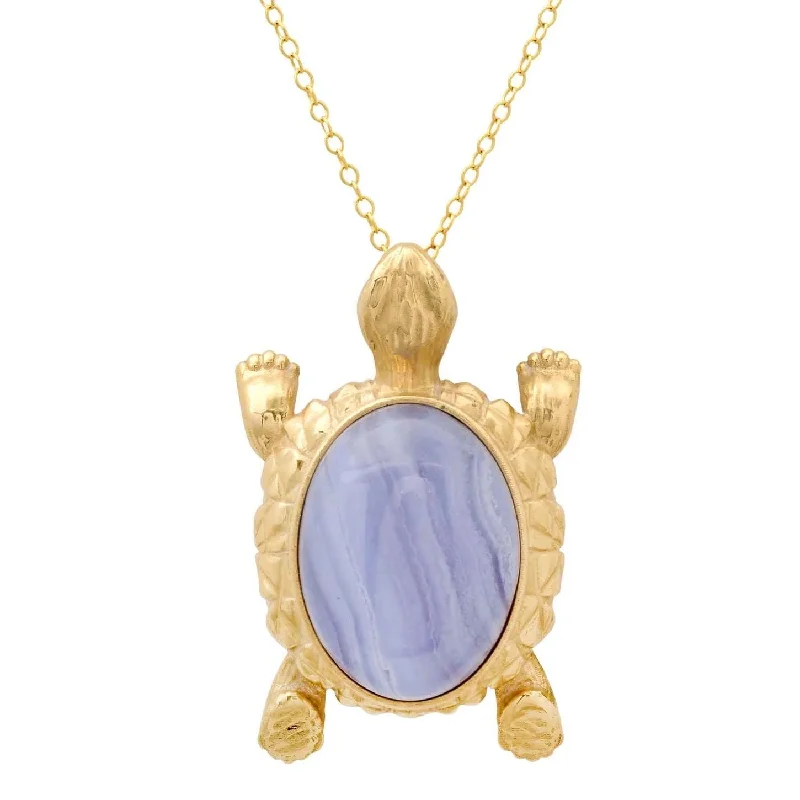 Ladies necklaces luxurious designs-Turtle Pendant Necklace