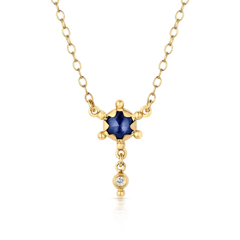 Ladies necklaces everyday wear-Star Bright Sapphire Necklace