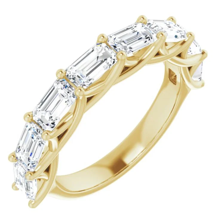 Ladies rings latest trends-14K Yellow 2 5/8 CTW Natural Diamond Anniversary Band