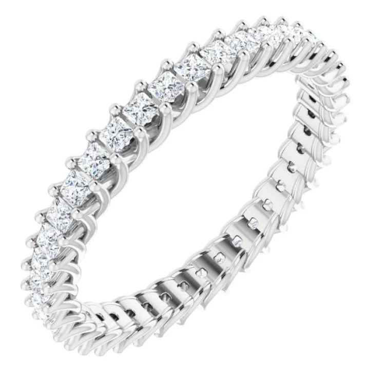 Ladies rings daily wear-Platinum 7/8 CTW Diamond Eternity Band