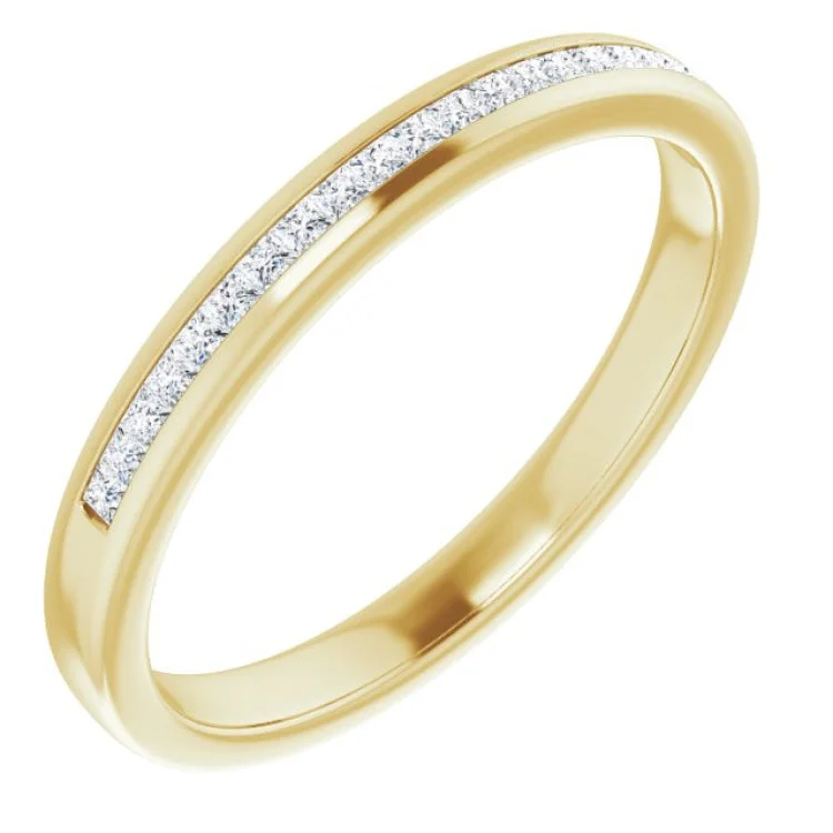 Ladies rings Valentine’s Day-14K Yellow 1/4 CTW Natural Diamond Band