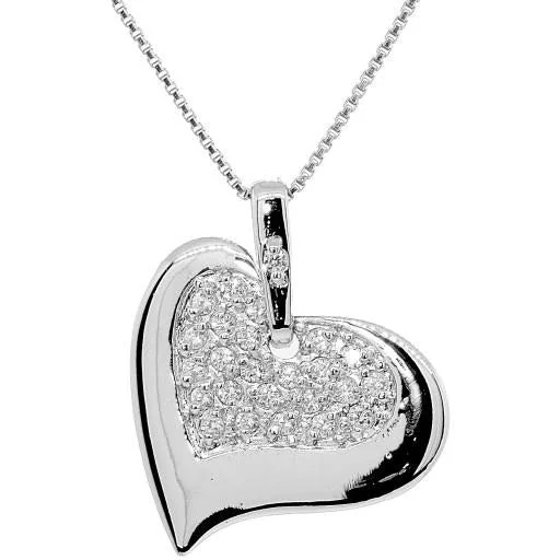 Ladies necklaces mature styles-Paris Heart Necklace