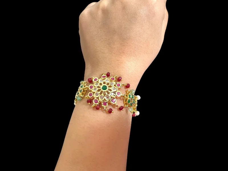 Ladies bracelets group styles-Amal hyderabadi bracelet in multicolor ( READY TO SHIP )